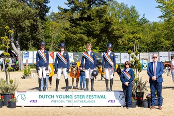 Pony riders win Nations Cup for GB's Team NAF in Wierden